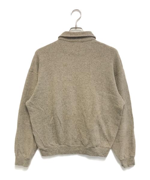GIORGIO ARMANI（ジョルジョアルマーニ）GIORGIO ARMANI (ジョルジョアルマーニ) ニットポロシャツ ブラウン サイズ:Mの古着・服飾アイテム