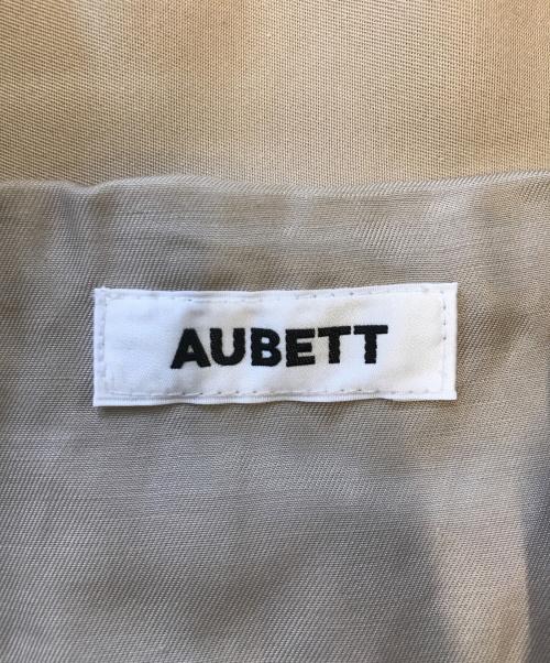 AUBETT（オーベット）AUBETT (オーベット) ステンカラーコート ベージュ サイズ:Lの古着・服飾アイテム
