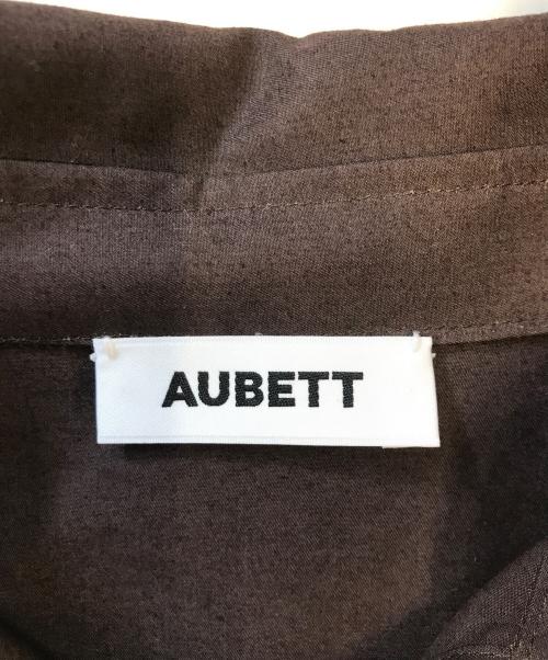 AUBETT（オーベット）AUBETT (オーベット) シャツコート ブラウン サイズ:SIZE1の古着・服飾アイテム