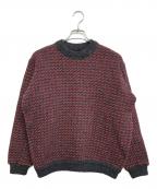L.L.Beanエルエルビーン）の古着「バーズアイニット」｜レッド