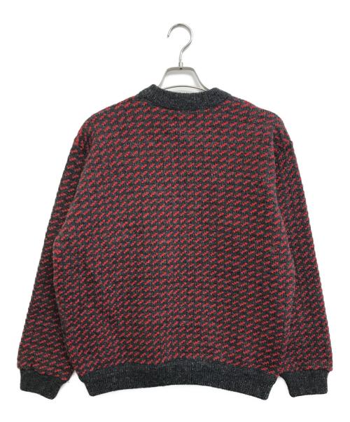 L.L.Bean（エルエルビーン）L.L.Bean (エルエルビーン) バーズアイニット レッド サイズ:XLの古着・服飾アイテム