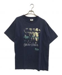 GLOBAL（グローバル）の古着「90s OOGA-CHAKA THE DANCING BABY(ダンシング・ウガチャカ・ベイビー) プリントTシャツ」｜ネイビー