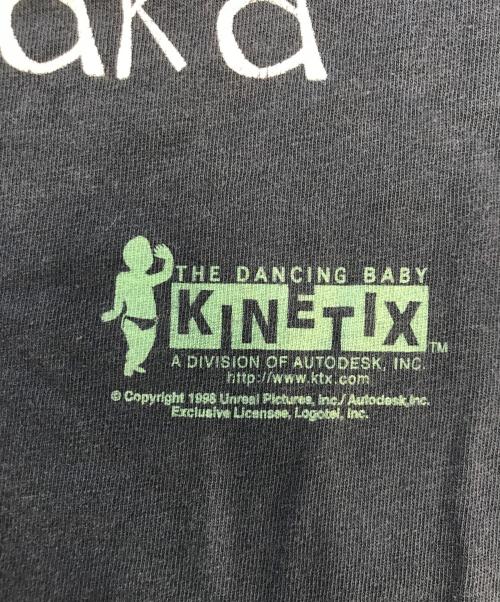 GLOBAL（グローバル）GLOBAL (グローバル) 90s OOGA-CHAKA THE DANCING BABY(ダンシング・ウガチャカ・ベイビー) プリントTシャツ ネイビー サイズ:表記なしの古着・服飾アイテム