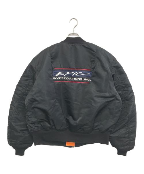 ALPHA（アルファ）ALPHA (アルファ) MA-1ジャケット ブラック サイズ:XLの古着・服飾アイテム