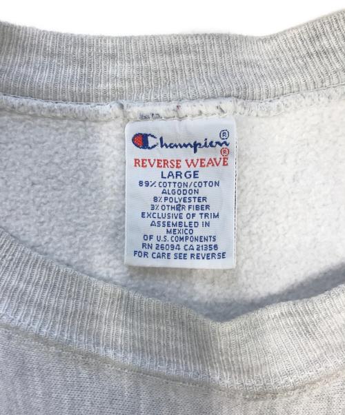Champion（チャンピオン）Champion (チャンピオン) リバースウィーブスウェット グレー サイズ:LARGEの古着・服飾アイテム