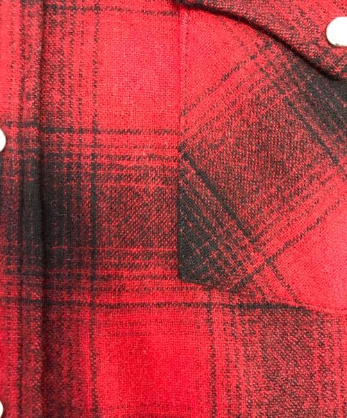 PENDLETON（ペンドルトン）PENDLETON (ペンドルトン) チェックウエスタンシャツ レッド サイズ:Lの古着・服飾アイテム