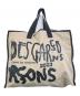 COMME des GARCONS (コムデギャルソン) メッセージプリントナイロントートバッグ サイズ:表記なし：15000円