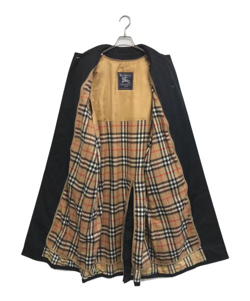 BURBERRY（バーバリー）BURBERRY (バーバリー) 裏ノヴァライナー付きステンカラーコート ブラック サイズ:USA8/ITA42/GER38/FRA40の古着・服飾アイテム