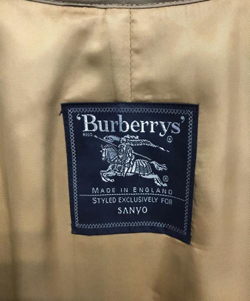 BURBERRY（バーバリー）BURBERRY (バーバリー) 裏ノヴァライナー付きステンカラーコート ブラック サイズ:USA8/ITA42/GER38/FRA40の古着・服飾アイテム
