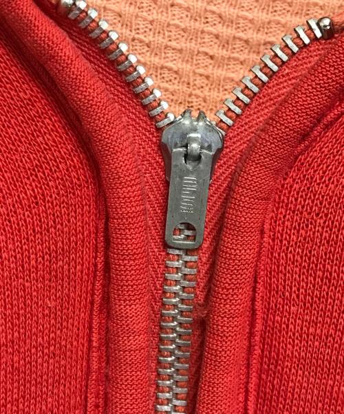 VINTAGE（ヴィンテージ）VINTAGE (ヴィンテージ) 裏地サーマルジップパーカー レッド サイズ:表記なしの古着・服飾アイテム