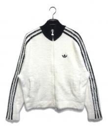 adidas（アディダス）の古着「フェイクモヘヤ クラシック トラックトップ」｜ホワイト