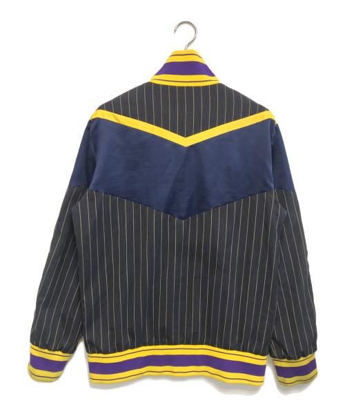 DOLCE & GABBANA（ドルチェ＆ガッバーナ）DOLCE & GABBANA (ドルチェ＆ガッバーナ) ピンストライプロゴプラークウールジャケット グレー サイズ:48の古着・服飾アイテム