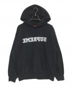 SUPREMEシュプリーム）の古着「reverse hooded sweatshirt」｜ブラック