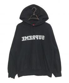 SUPREME（シュプリーム）の古着「reverse hooded sweatshirt」｜ブラック