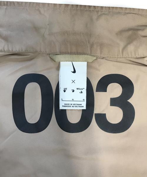 NIKE（ナイキ）NIKE (ナイキ) OFFWHITE (オフホワイト) AS M NRG OFF-WHITE TRACKSUIT カーキ サイズ:Lの古着・服飾アイテム