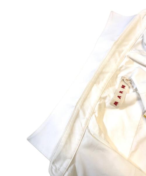 MARNI（マルニ）MARNI (マルニ) 刺繍シャツ ホワイト サイズ:36の古着・服飾アイテム