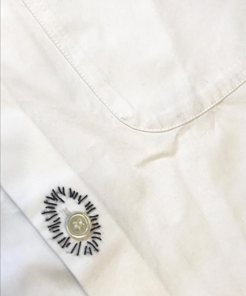MARNI（マルニ）MARNI (マルニ) 刺繍シャツ ホワイト サイズ:36の古着・服飾アイテム