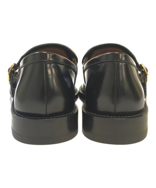 MARNI（マルニ）MARNI (マルニ) ダブルバックルローファー ブラック サイズ:23cmの古着・服飾アイテム