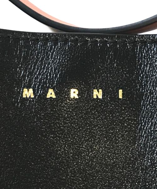 MARNI（マルニ）MARNI (マルニ) MUSEO SOFTショルダーバッグ ブラック×カーキの古着・服飾アイテム