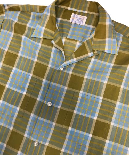 TOWN CRAFT（タウンクラフト）TOWN CRAFT (タウンクラフト) オープンカラーシャツ グリーン サイズ:Lの古着・服飾アイテム