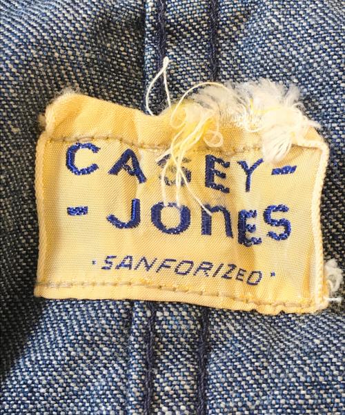 CASEY JONES（ケイシー・ジョーンズ）CASEY JONES (ケイシー・ジョーンズ) つなぎ インディゴ サイズ:CHEST46 REGULARの古着・服飾アイテム