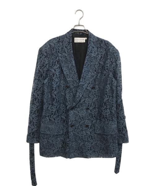 el conductorh（コンダクター）el conductorh (コンダクター) FLOWER LACE BONDAGE DOUBLE BREASTED JKT グリーン サイズ:4の古着・服飾アイテム