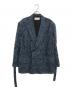 el conductorh（コンダクター）の古着「FLOWER LACE BONDAGE DOUBLE BREASTED JKT」｜グリーン