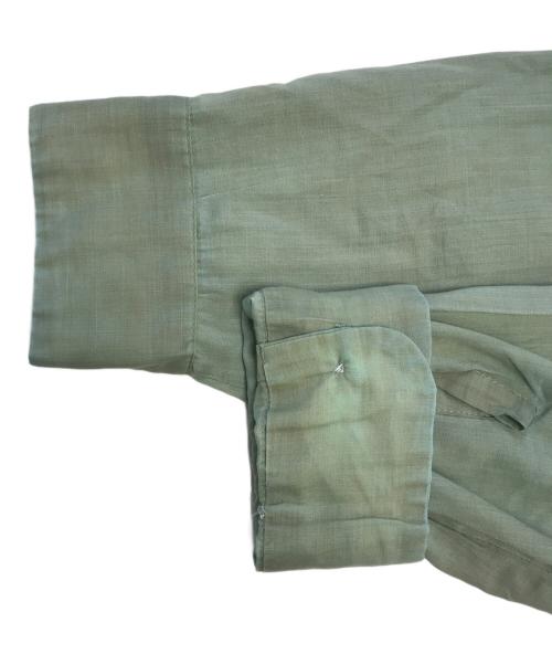 VINTAGE（ヴィンテージ）VINTAGE (ヴィンテージ) オープンカラーシャツ グリーン サイズ:LARGEの古着・服飾アイテム
