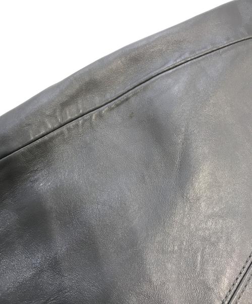 AVIREX（アヴィレックス）AVIREX (アヴィレックス) 切替レザージャケット グレー サイズ:XLの古着・服飾アイテム