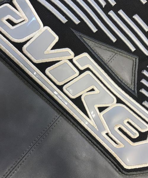 AVIREX（アヴィレックス）AVIREX (アヴィレックス) 切替レザージャケット グレー サイズ:XLの古着・服飾アイテム
