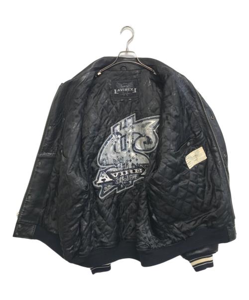 AVIREX（アヴィレックス）AVIREX (アヴィレックス) レザージャケット ブラック サイズ:4XLの古着・服飾アイテム