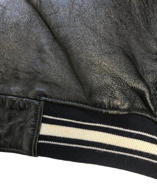 AVIREX（アヴィレックス）AVIREX (アヴィレックス) レザージャケット ブラック サイズ:4XLの古着・服飾アイテム