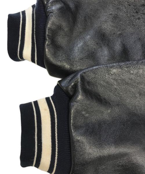 AVIREX（アヴィレックス）AVIREX (アヴィレックス) レザージャケット ブラック サイズ:4XLの古着・服飾アイテム