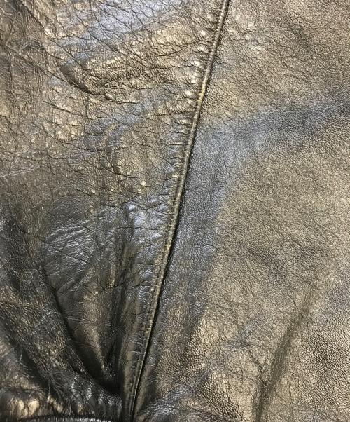 AVIREX（アヴィレックス）AVIREX (アヴィレックス) レザージャケット ブラック サイズ:4XLの古着・服飾アイテム