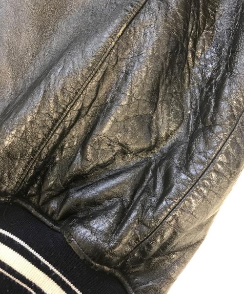 AVIREX（アヴィレックス）AVIREX (アヴィレックス) レザージャケット ブラック サイズ:4XLの古着・服飾アイテム