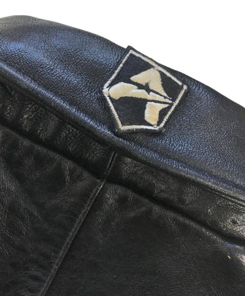 AVIREX（アヴィレックス）AVIREX (アヴィレックス) レザージャケット ブラック サイズ:4XLの古着・服飾アイテム