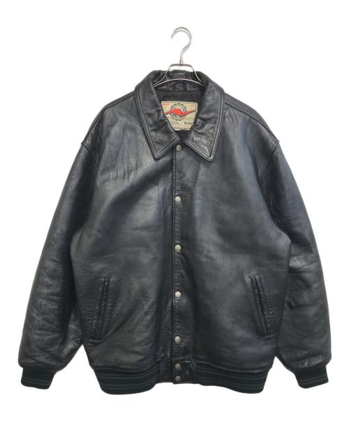 AVIREX（アヴィレックス）AVIREX (アヴィレックス) レザージャケット ブラック サイズ:3XLの古着・服飾アイテム