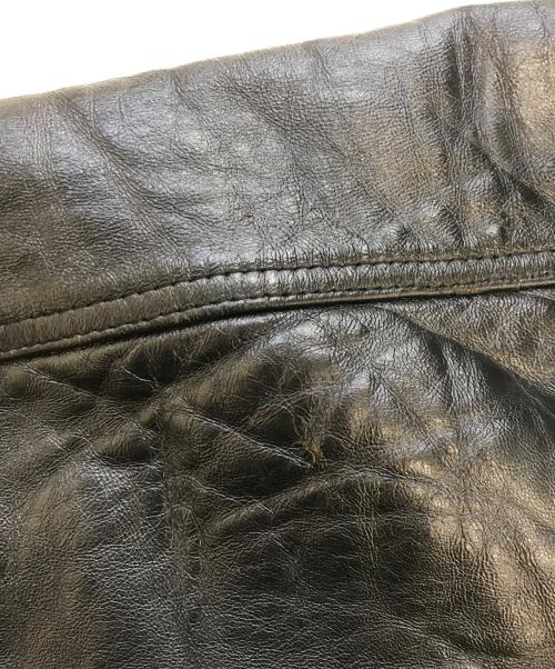 AVIREX（アヴィレックス）AVIREX (アヴィレックス) レザージャケット ブラック サイズ:3XLの古着・服飾アイテム
