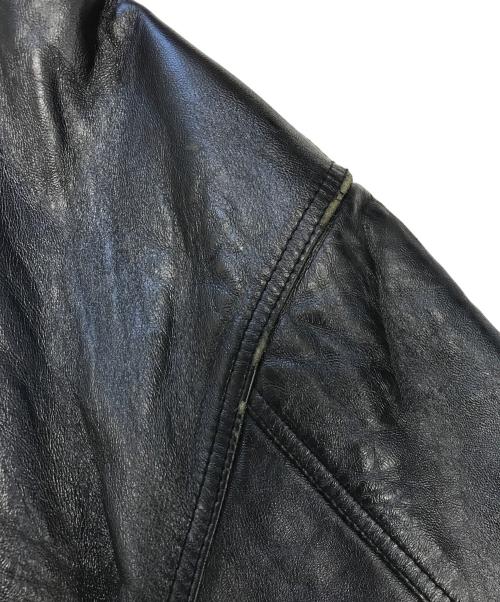 AVIREX（アヴィレックス）AVIREX (アヴィレックス) レザージャケット ブラック サイズ:3XLの古着・服飾アイテム