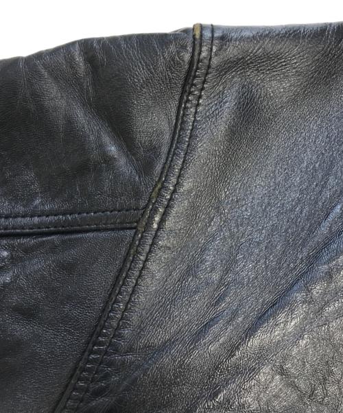 AVIREX（アヴィレックス）AVIREX (アヴィレックス) レザージャケット ブラック サイズ:3XLの古着・服飾アイテム
