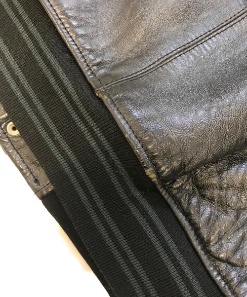 AVIREX（アヴィレックス）AVIREX (アヴィレックス) レザージャケット ブラック サイズ:3XLの古着・服飾アイテム