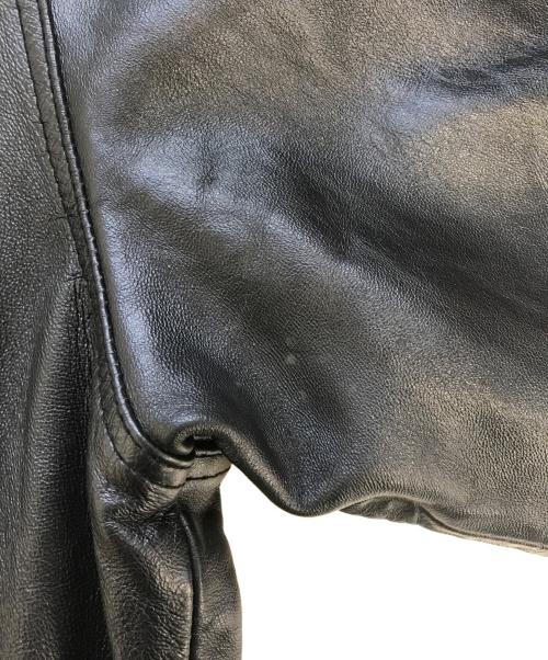 AVIREX（アヴィレックス）AVIREX (アヴィレックス) レザージャケット ブラック サイズ:3XLの古着・服飾アイテム