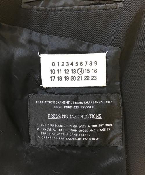 Maison Margiela（メゾンマルジェラ）Maison Margiela (メゾンマルジェラ) ウールテーラードジャケット ブラック サイズ:44の古着・服飾アイテム