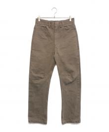entire studios（エンタイアスタジオ）の古着「TASK TROUSERS」｜ブラウン