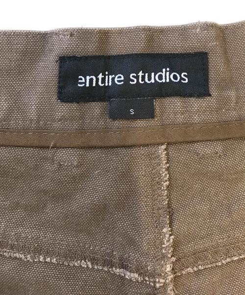 entire studios（エンタイアスタジオ）entire studios (エンタイアスタジオ) TASK TROUSERS ブラウン サイズ:Sの古着・服飾アイテム