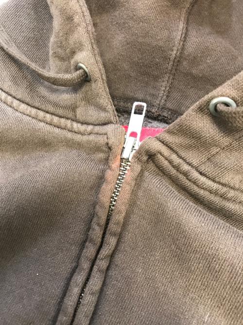 SUPREME（シュプリーム）Supreme (シュプリーム) Small Box Zip Up Hooded Sweatshirt Dark Brown ブラウン サイズ:Lの古着・服飾アイテム