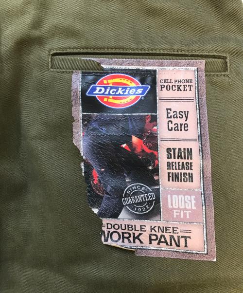 jieda（ジエダ）jieda (ジエダ) Dickies (ディッキーズ) DOUBLE KNEE PRINT PANTS オリーブ サイズ:1の古着・服飾アイテム