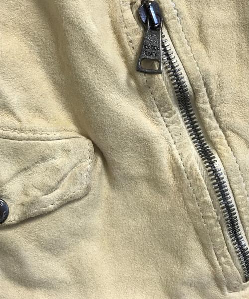 GIORGIO BRATO（ジョルジョブラッド）GIORGIO BRATO (ジョルジョブラッド) シープレザージャケット ベージュ サイズ:SIZE 46の古着・服飾アイテム