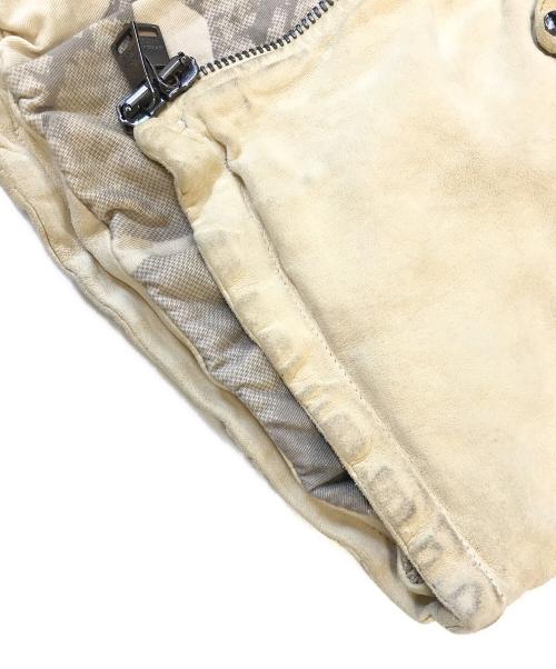 GIORGIO BRATO（ジョルジョブラッド）GIORGIO BRATO (ジョルジョブラッド) シープレザージャケット ベージュ サイズ:SIZE 46の古着・服飾アイテム