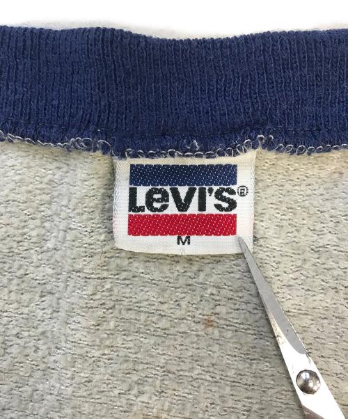 LEVI'S（リーバイス）LEVI'S (リーバイス) 80s半袖スウェット グレー×ネイビー サイズ:Mの古着・服飾アイテム